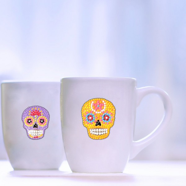 DIY Stickers - 5Pcs Five-Color Skull