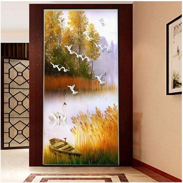 Schwäne im See ab 50x90cm