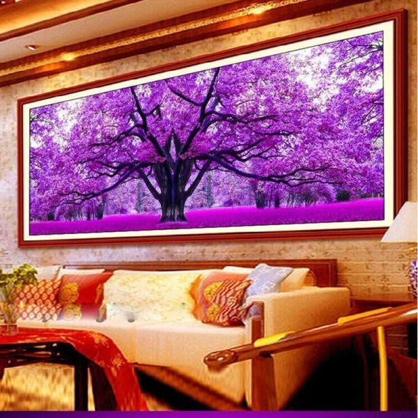 Violetter Baum ab 40x100cm