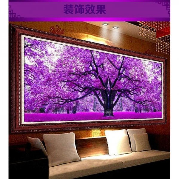 Violetter Baum ab 40x100cm