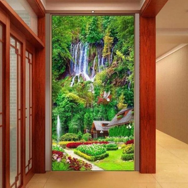 Haus in den Bergen ab 40x100cm