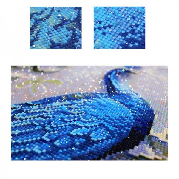 Pfau auf Zweig ab 50x80cm