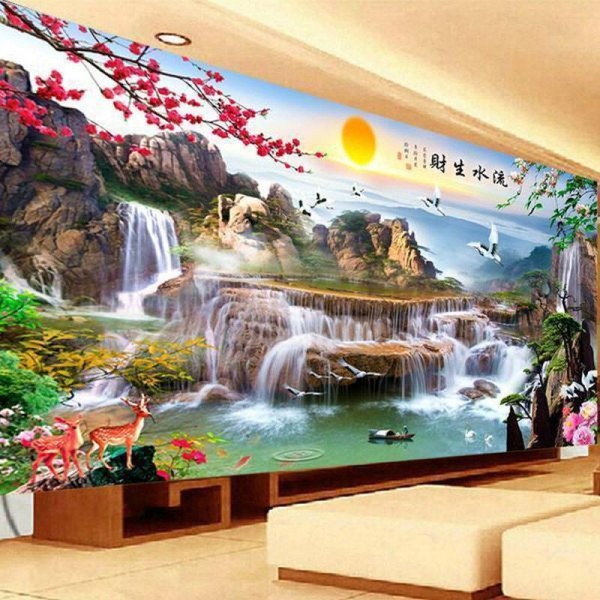 Bergwasserfall ab 50x100cm