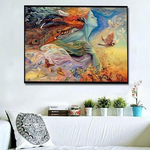 Bunte Göttin 50x70cm