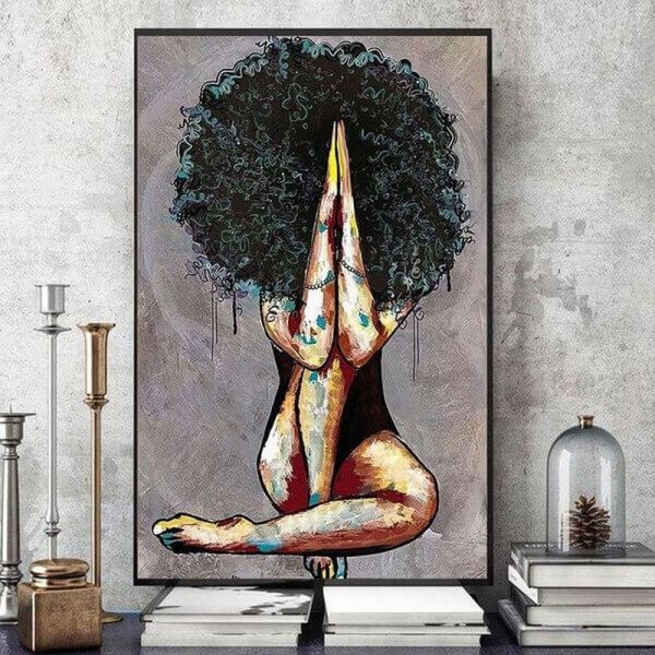 Schöne Frau ab 50x80cm