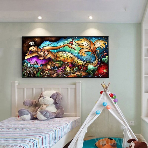 Meerjungfrau 50x100cm