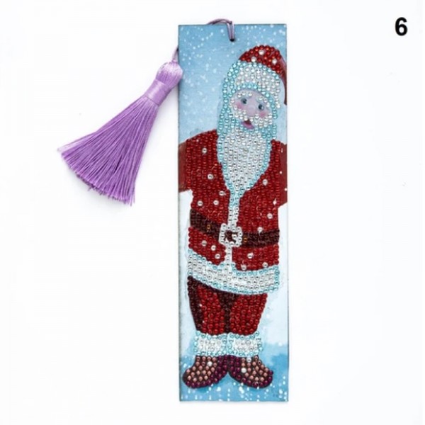 Weihnachts-Lesezeichen | Diamantenmalerei