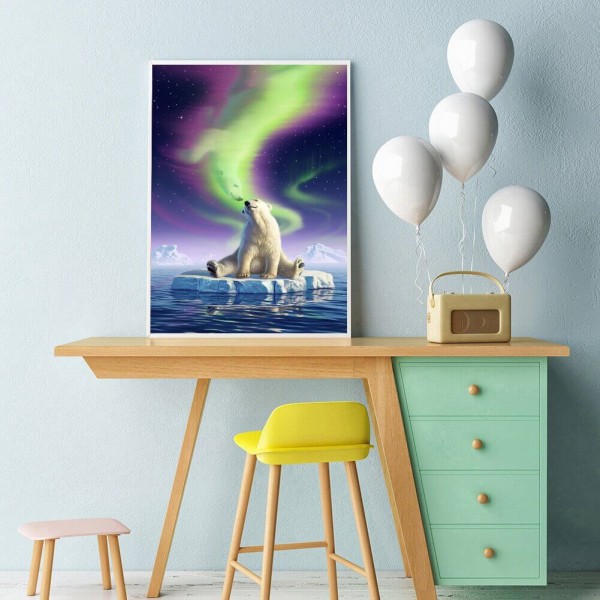 Eisbär und sein Geist 50x70cm