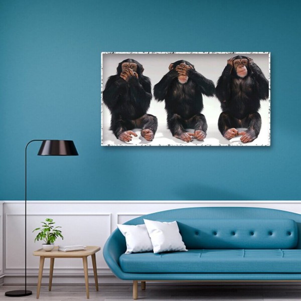 Drei Affen ab 50x90cm