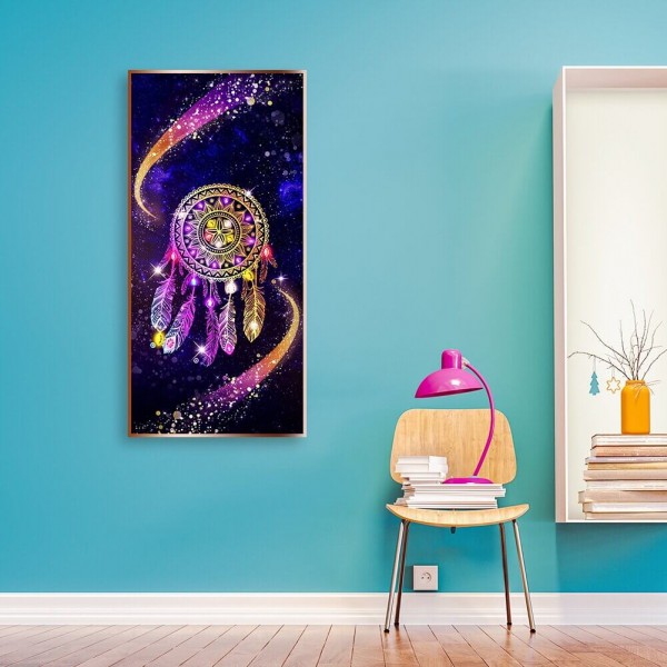 Lila Traumfänger 50x100cm