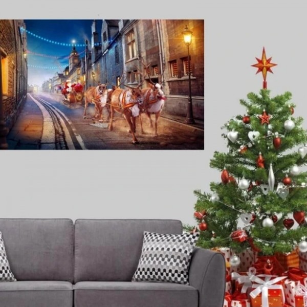 Weihnachtsmann in arrenslee v.a. 50x80cm