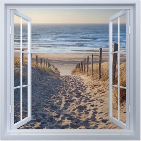 Fenster zum Strand