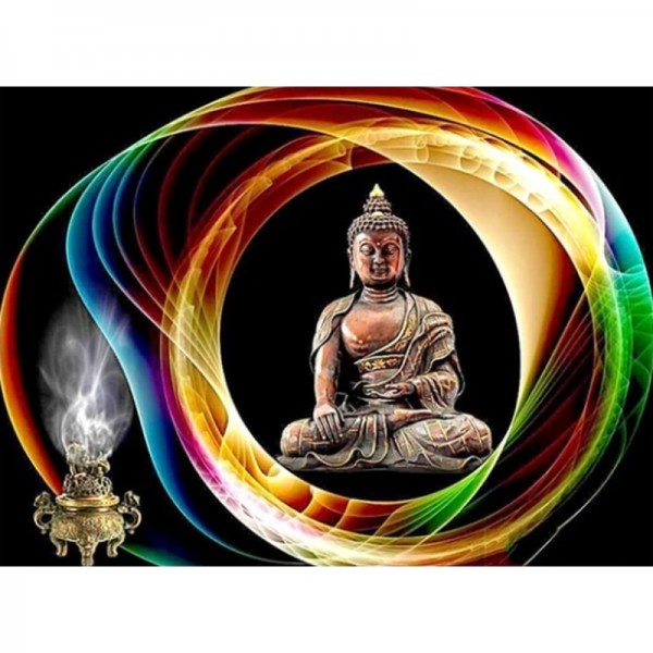 Buddha-Regenbogen-Rauch