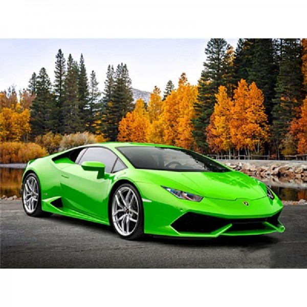 Grüner Lamborghini