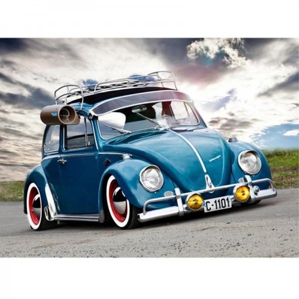 Tiefgelegter VW Käfer Blau